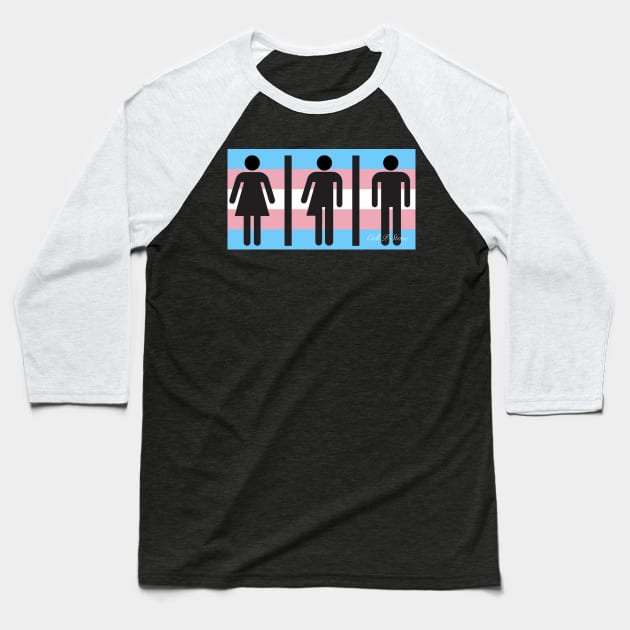 Transgender Colors Baseball T-Shirt by PrettyBoy77